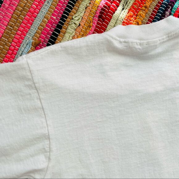 Vintage 80s 90s Single Stitch Hawaii Embroidered Fruit of the Loom Tee Shirt - Picture 10 of 10